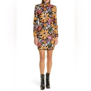 Smythe Sequin Embroidered Minidress in Botanic Sequin size 10